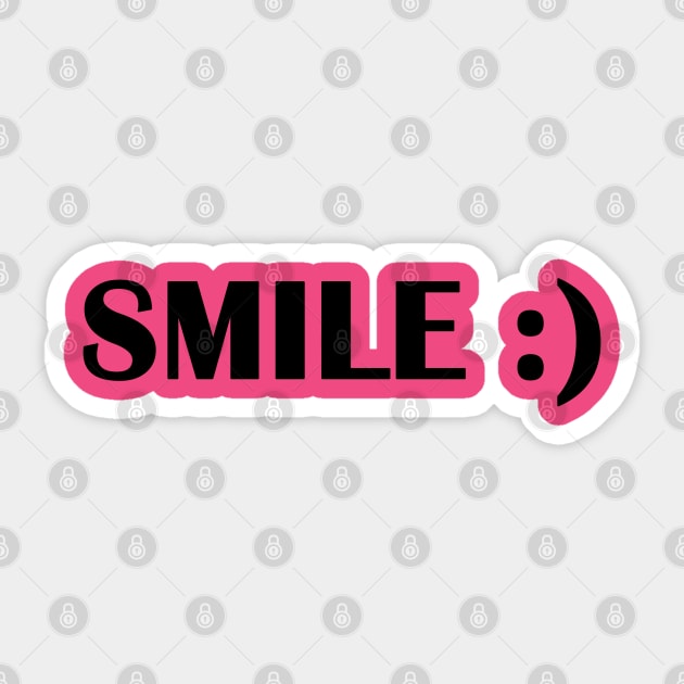 Smile :) Sticker by PeppermintClover